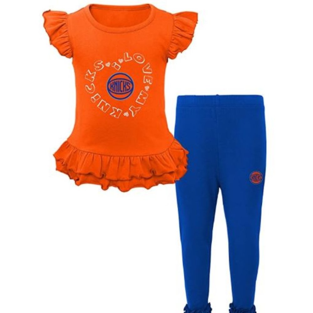Outerstuff NBA Kids NY Knicks Ruffle Shirt & Pants